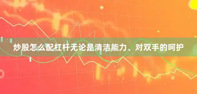 炒股怎么配杠杆无论是清洁能力、对双手的呵护